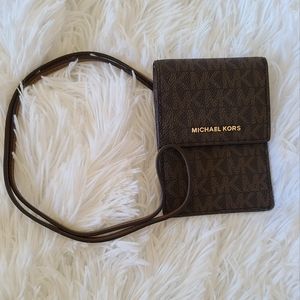 New but tag not attached Michael Kors Brown Lanyard